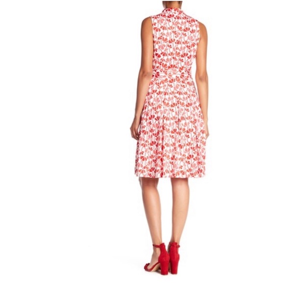 🔻20%* Anne Klein Floral Faux Wrap Dress - Picture 2 of 8